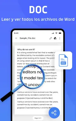 Lector de todos los documentos android App screenshot 3